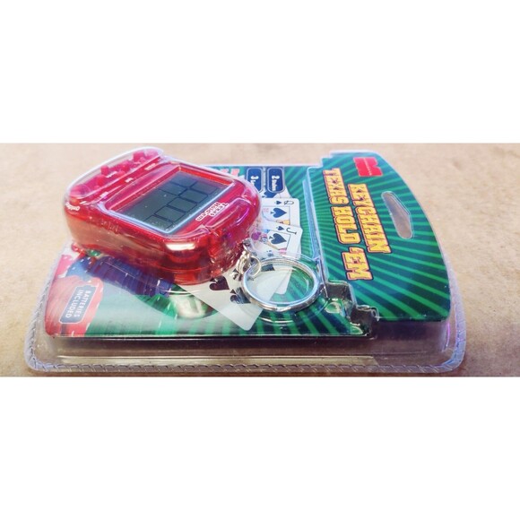Texas Hold'em Electronic Handheld Game, M Concepts Keychain, 2004 - Vintage - Picture 8 of 9